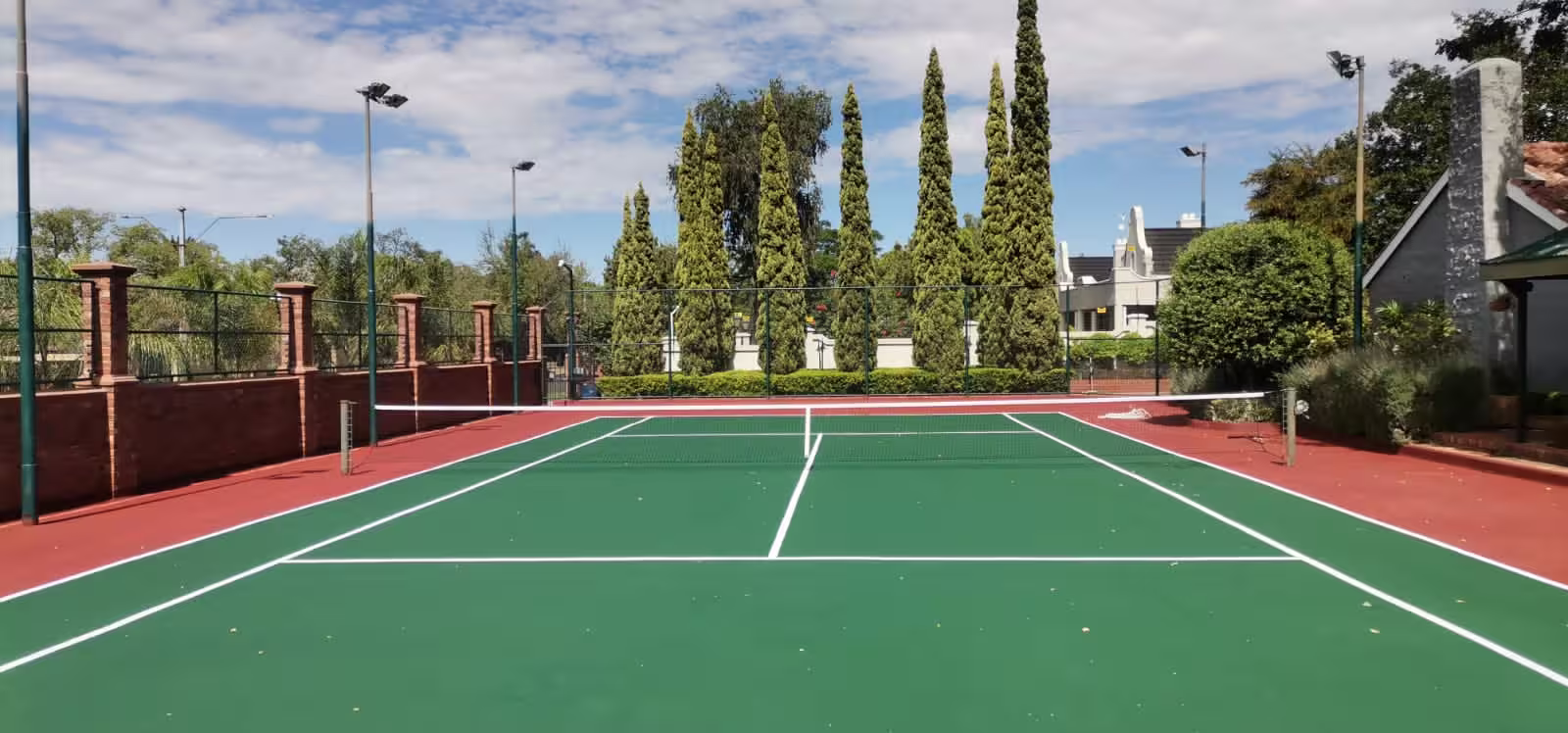 Sports court tar surfacing project in Pretoria, Gauteng
